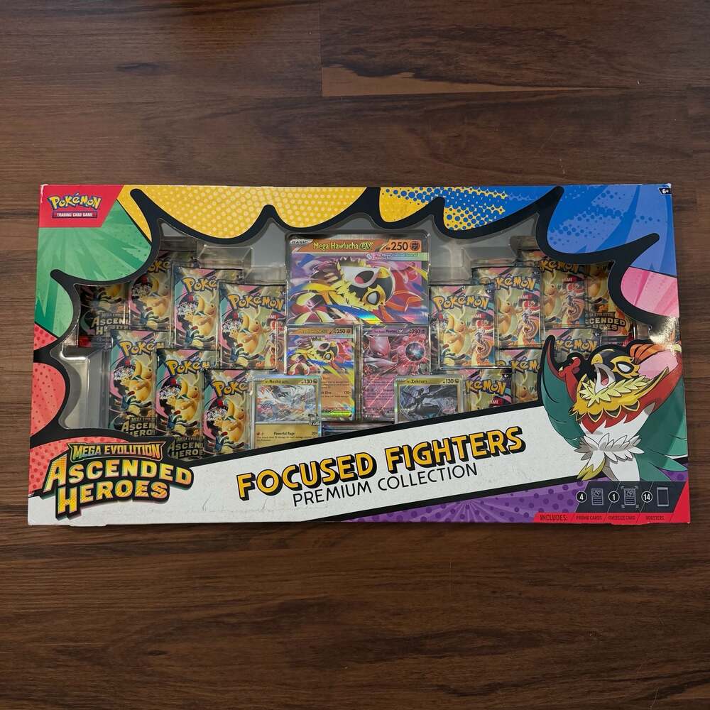 Pokémon TCG: Mega Evolution Ascended Heroes - Focused Fighters Premium Collectio